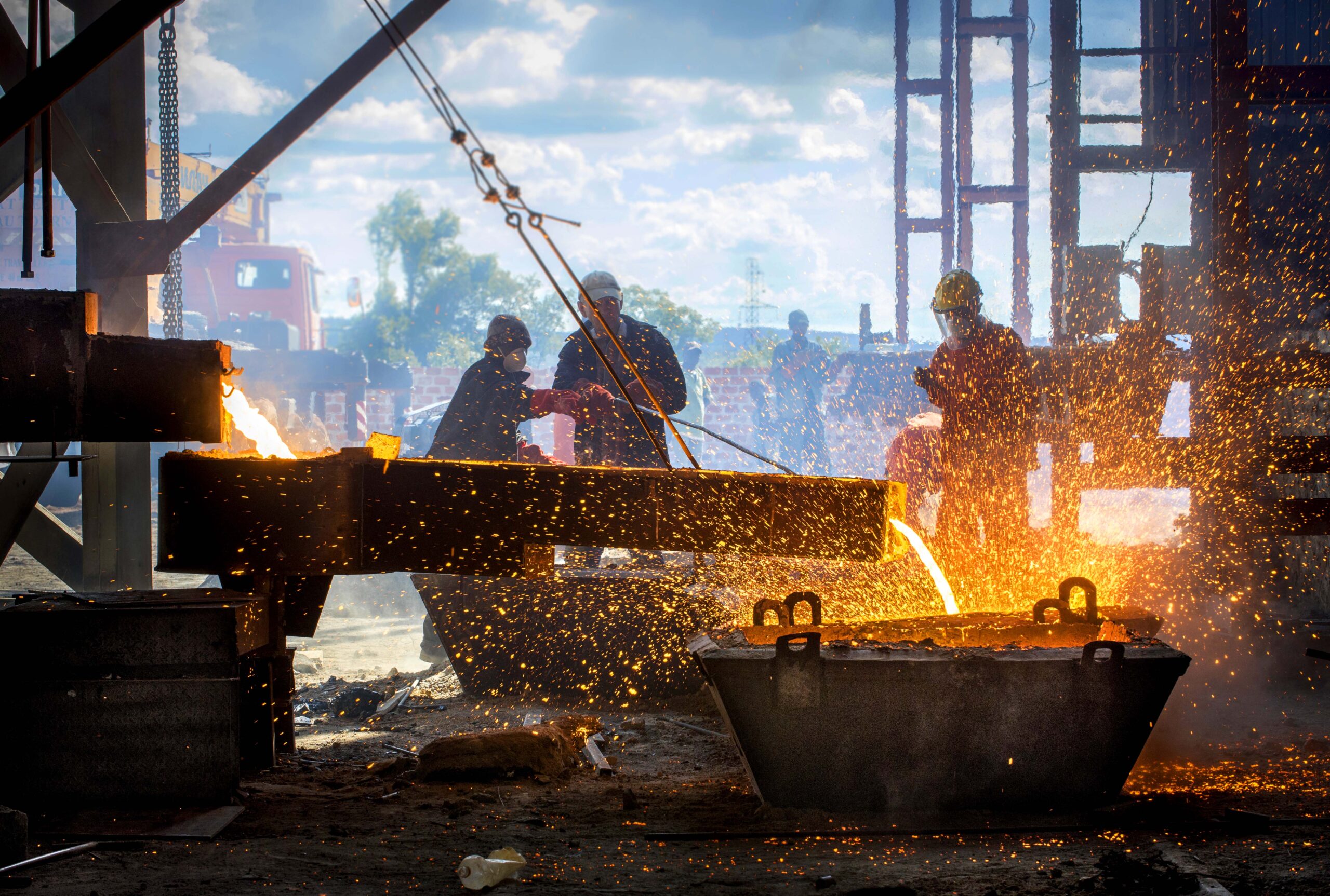 workers-steel-mill